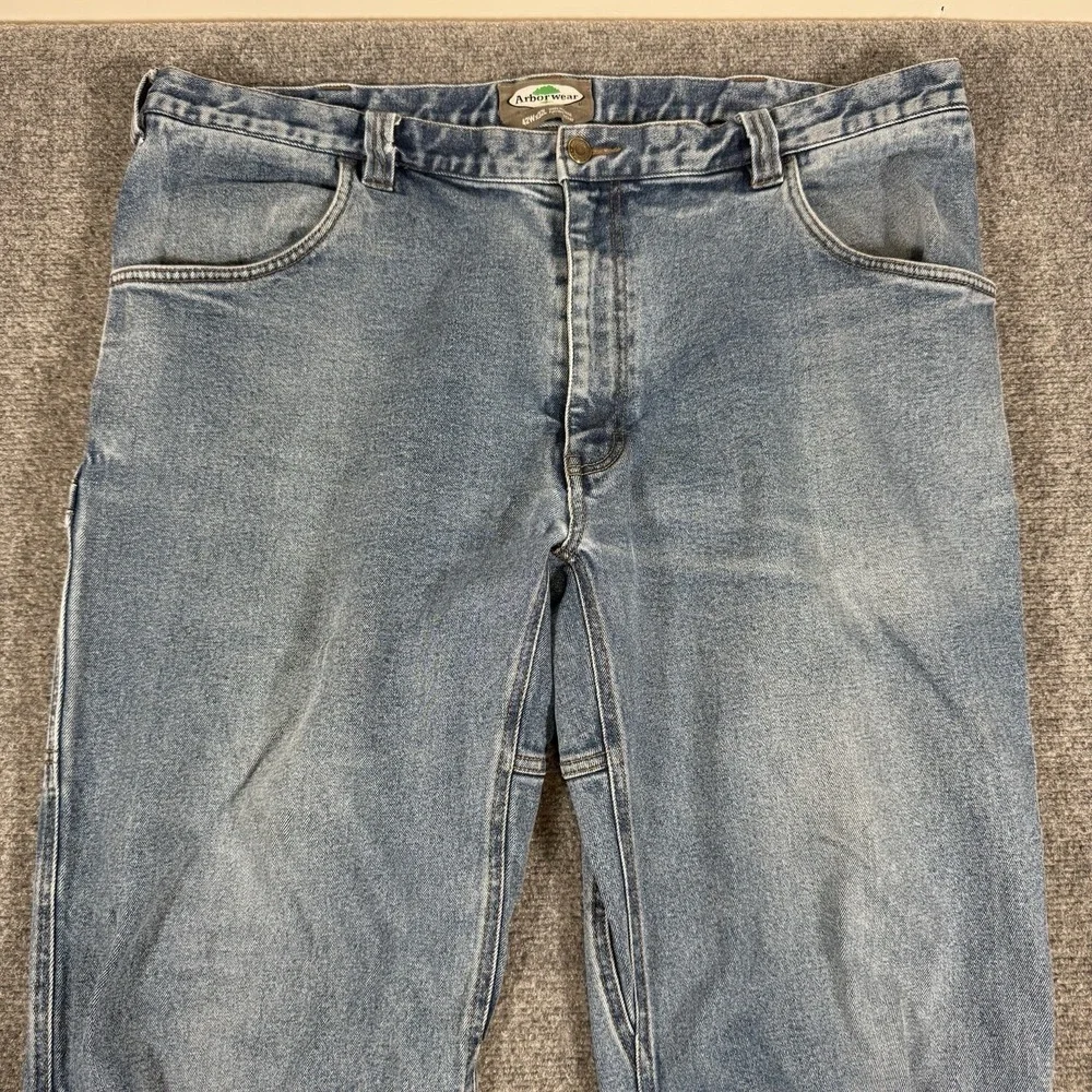 Vintage Arborwear Jeans Mens 42x32 (Fits 40x32) Cedarflex Denim 90s‎ Workwear